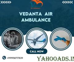 Use Vedanta Air Ambulance Service in Rajkot with Advanced Life-Saving - 1